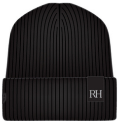 RH Premium Blend Beanie Cap - Black