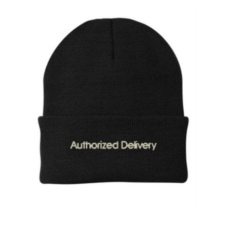 Authorized Delivery Knit Beanie - Black